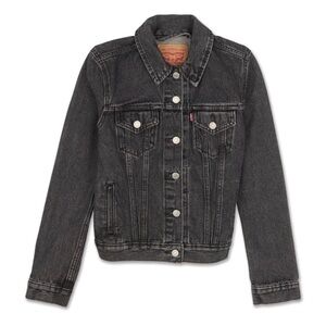 Levi's Type III Trucker Jacket Black Denim Water less 29945-0066 Size Small